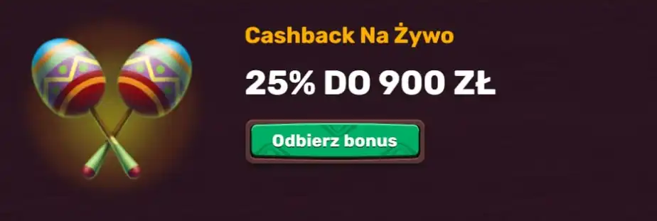 cashback na zywo w 5gringos kasyno