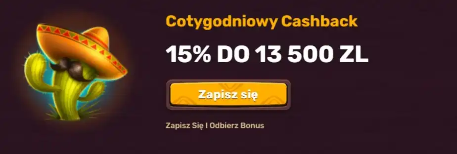 cotygodniowy cashback w 5gringos kasyno